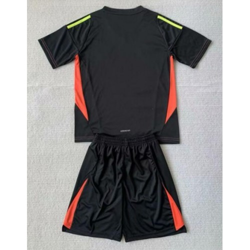 Lacne Dětský Futbalové dres Argentína Brankarsky  Copa America 2024 Krátky Rukáv - Domáci (+ trenírky)